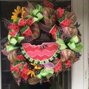 Summertime Watermelon wreath